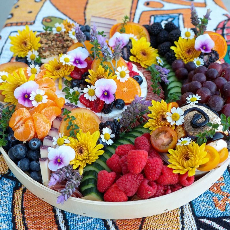 Edible Flower Garnishes