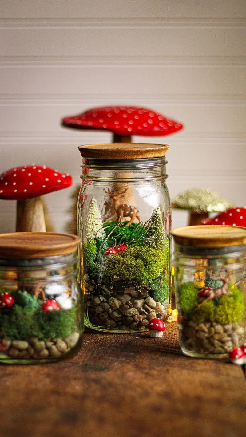 Fairy Garden in a Jar