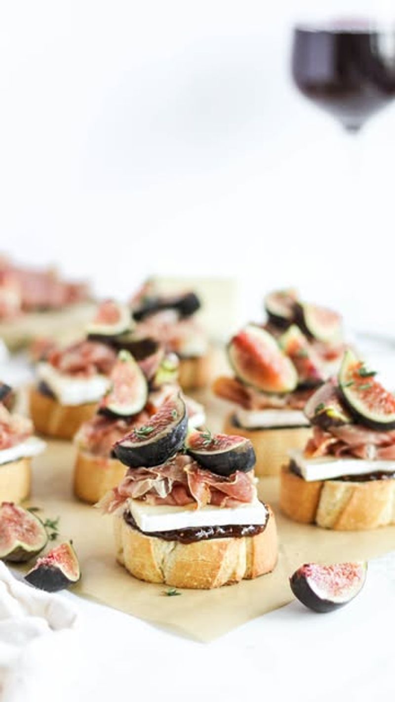 Fig and Brie Crostini