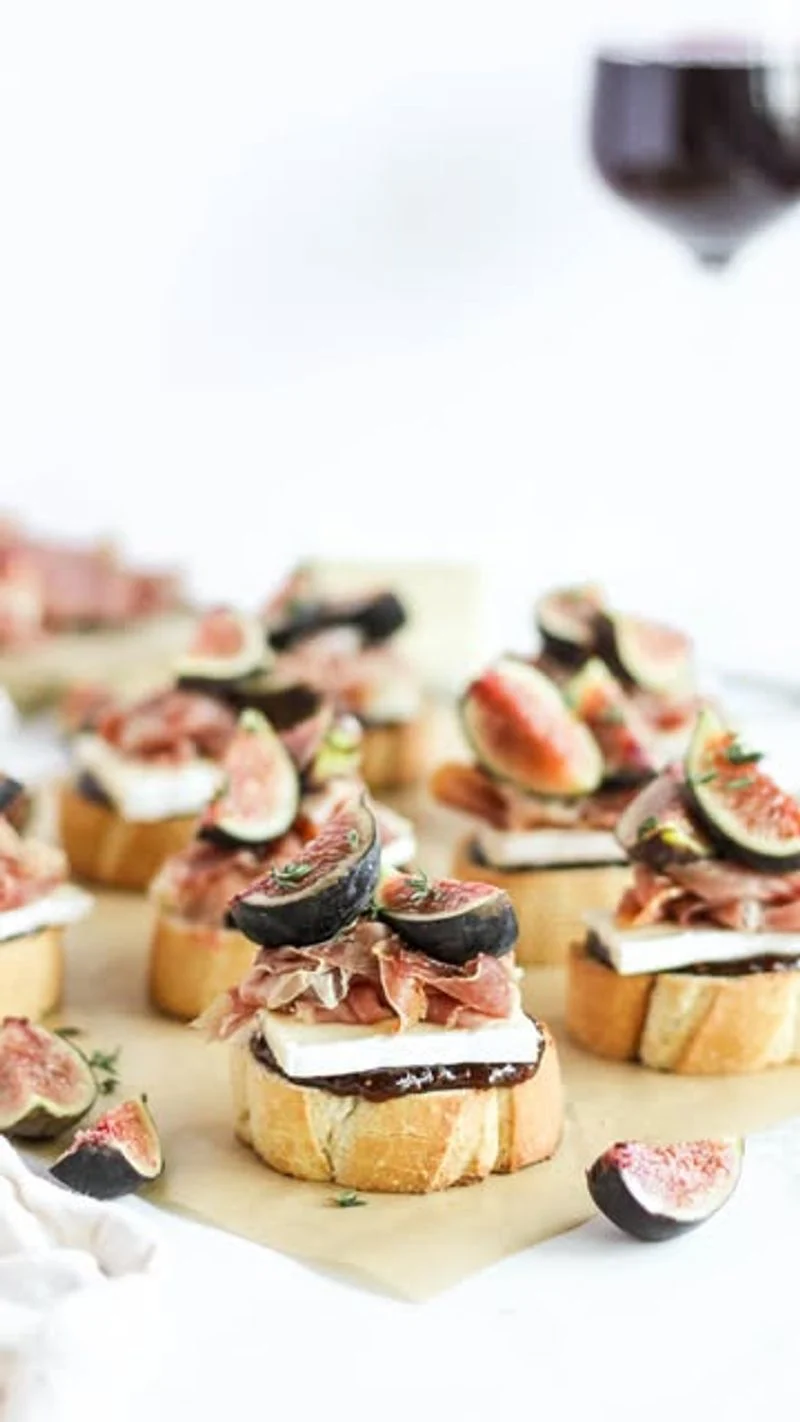 Fig and Brie Crostini