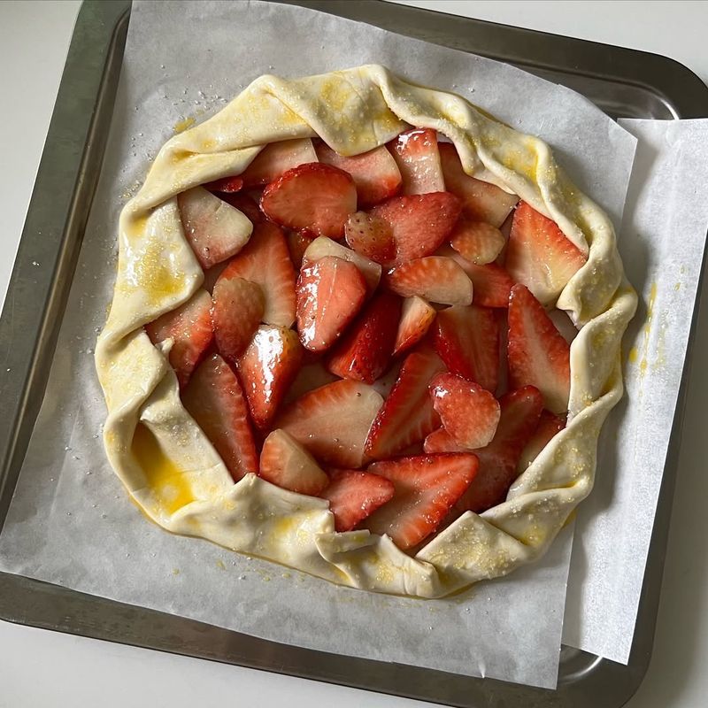 Fig and Strawberry Galette
