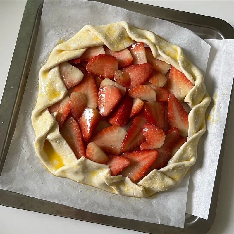 Fig and Strawberry Galette
