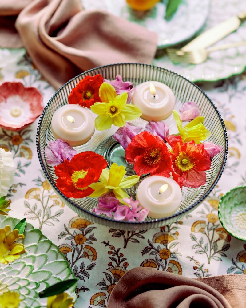 Floating Floral Centerpieces