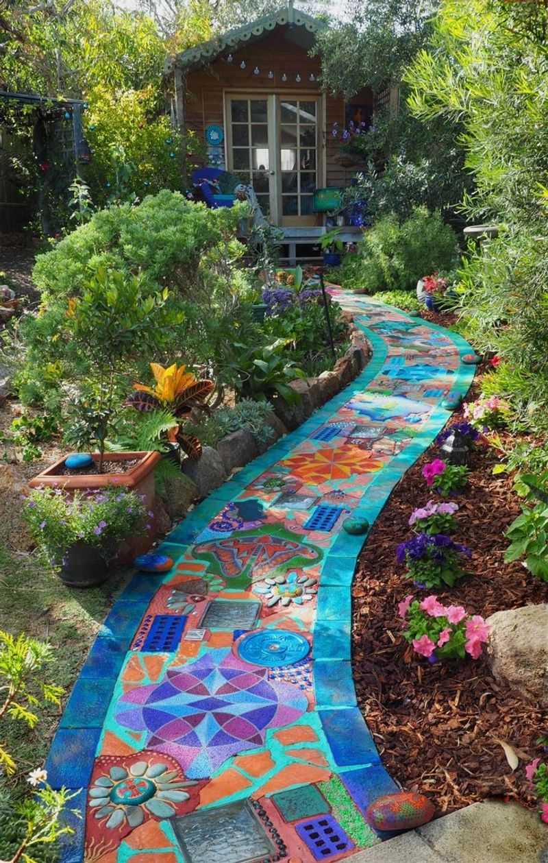 Garden Pathway Mosaic