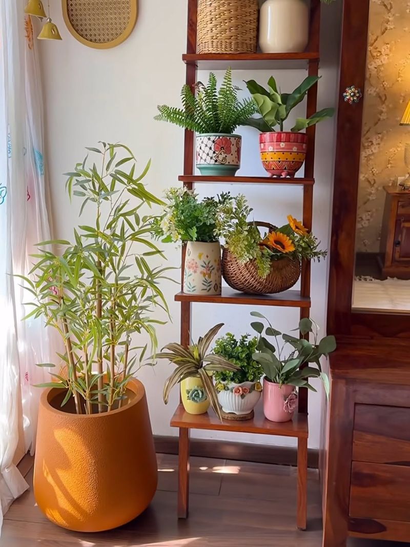 Geometric Plant Shelves