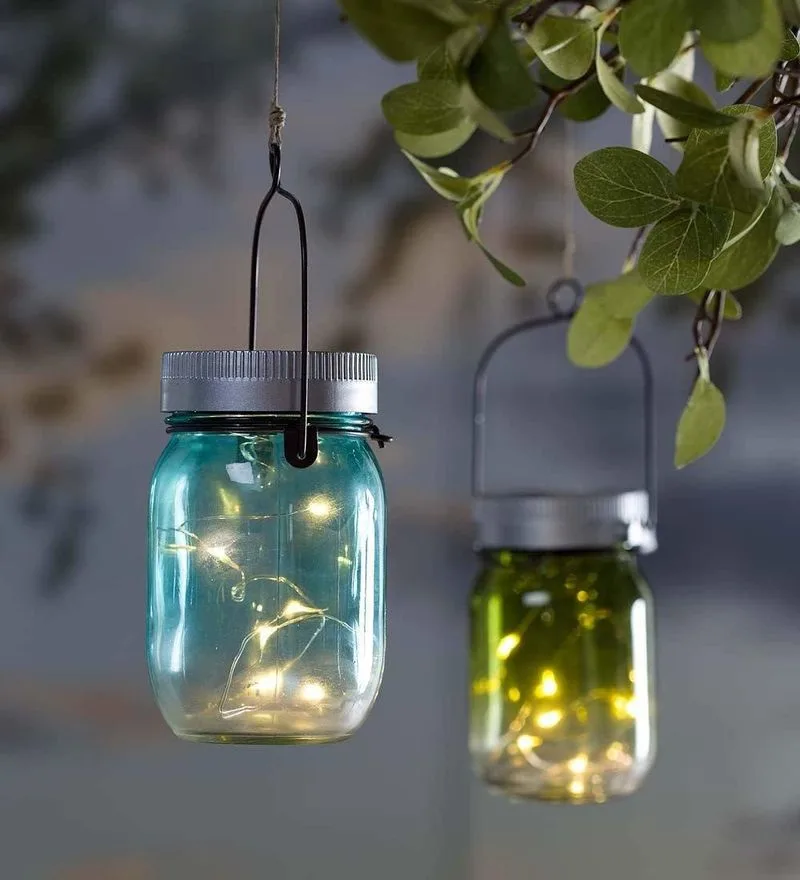 Glass Bottle Lanterns