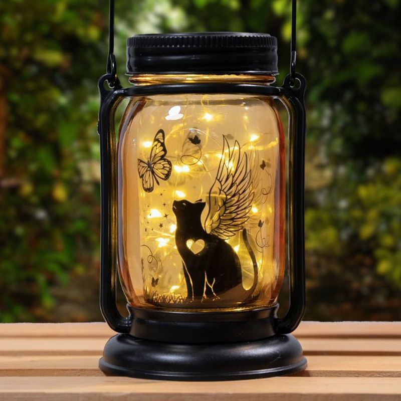 Glass Jar Lantern Garden