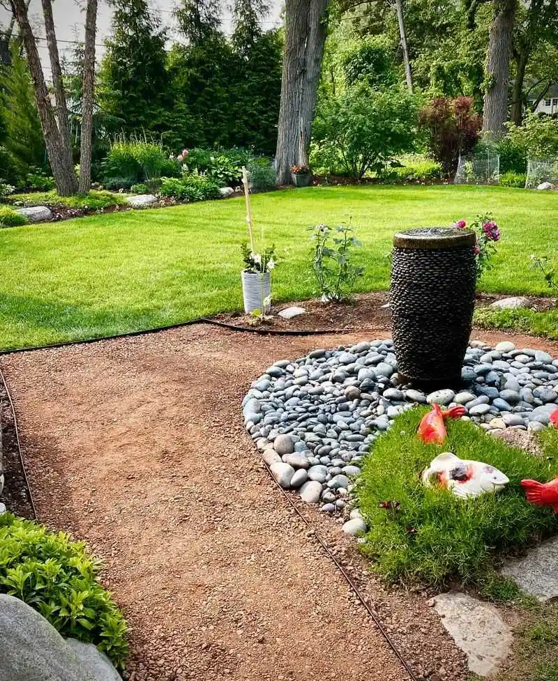 Gravel and Grass Path