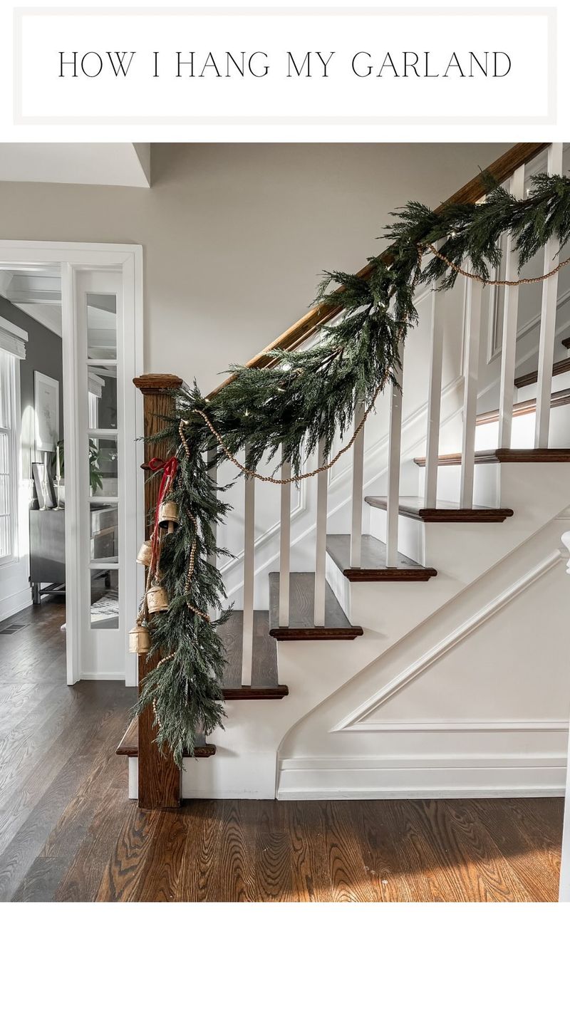 Greenery Garland Staircase