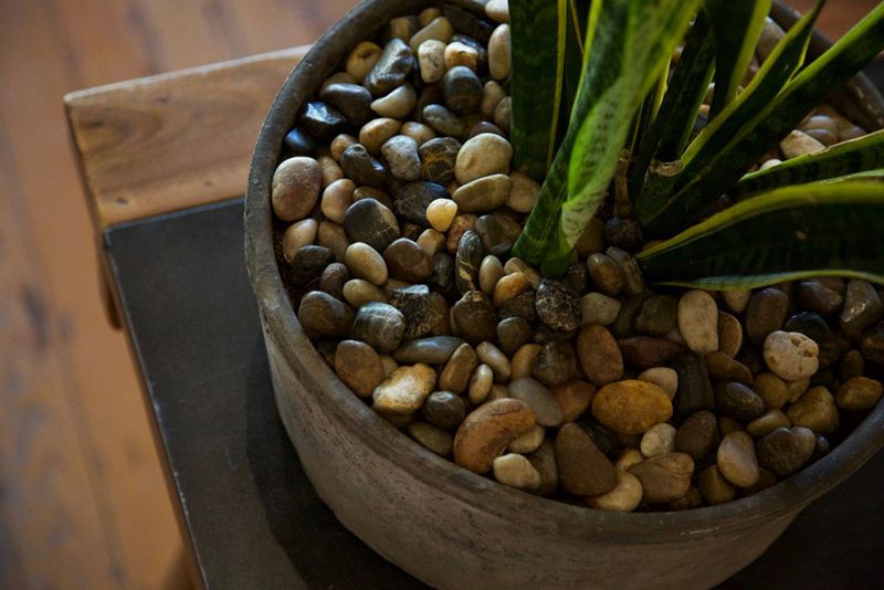 Reflective Pebble Topper