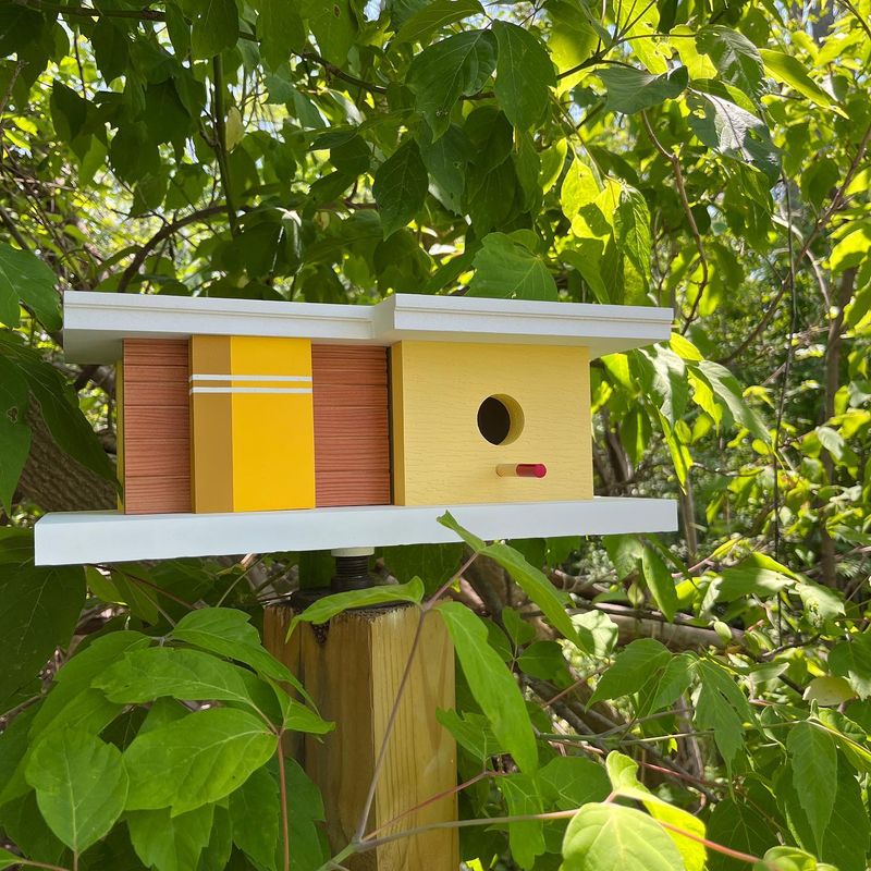 Handcrafted Birdhouse Village