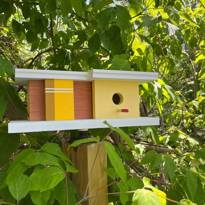 Handcrafted Birdhouse Village