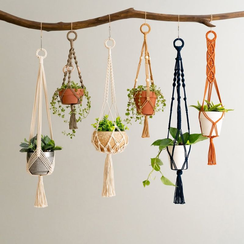 Hanging Macramé Planters
