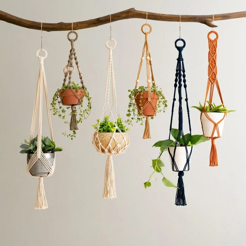 Hanging Macramé Planters