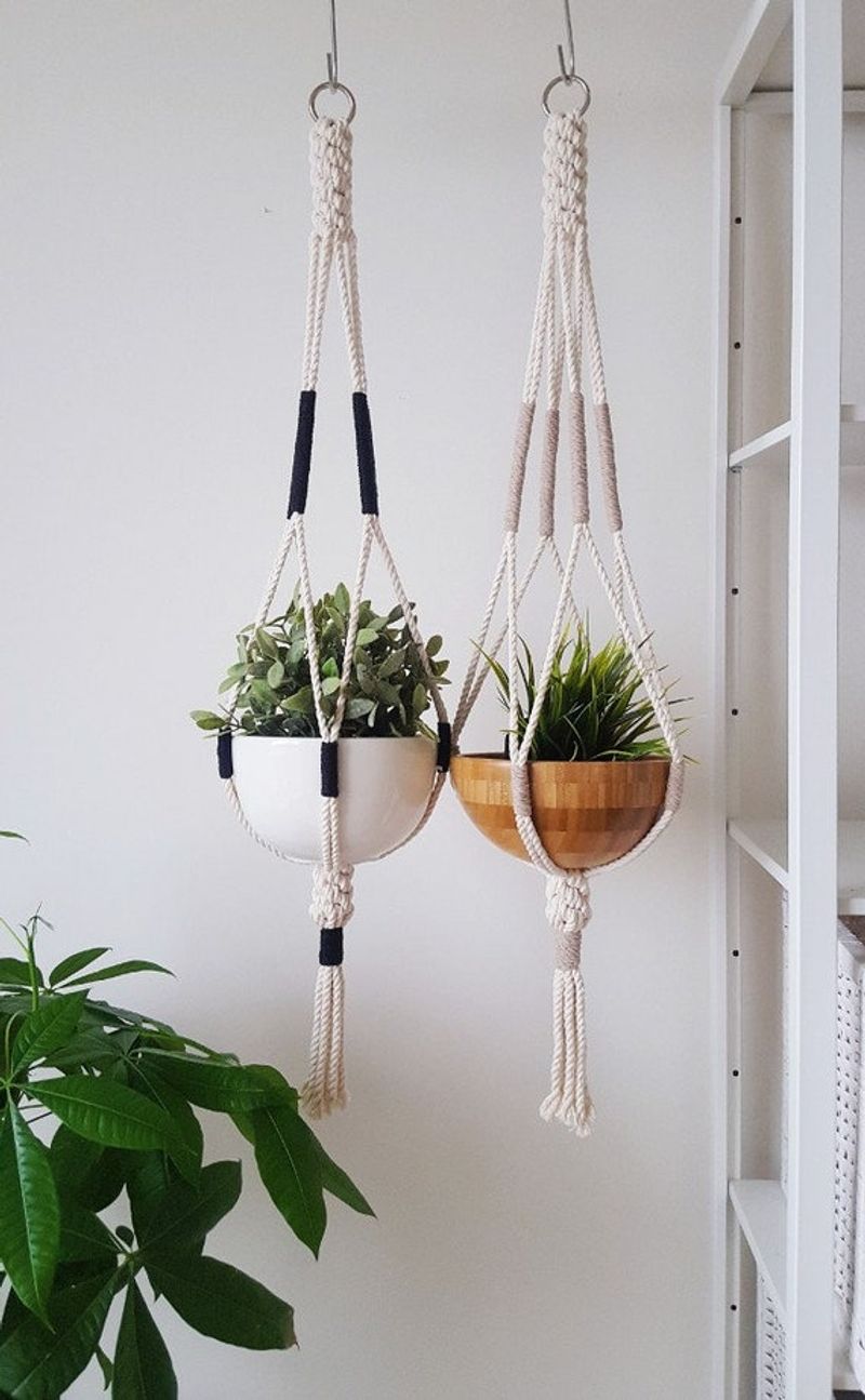 Hanging Macrame Planters