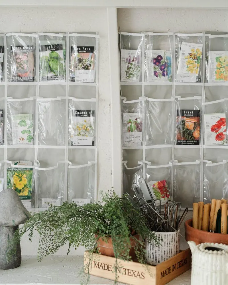 Hanging Shoe Organizer Planters
