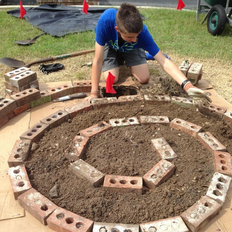 Herb Spiral from Stones
