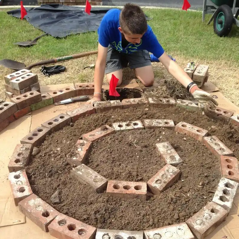 Herb Spiral from Stones