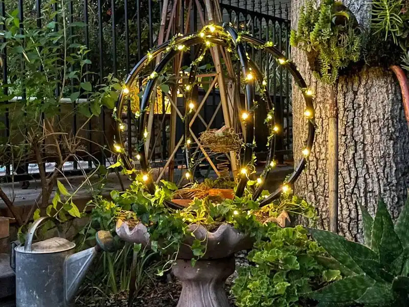 Hula Hoop Chandeliers