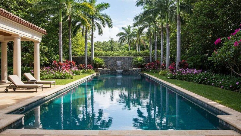 Tropical Poolside Oasis