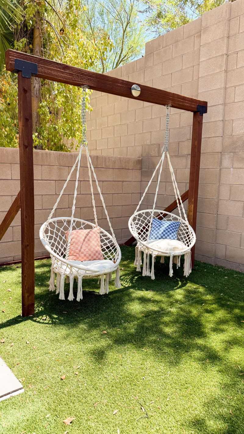 Install a Garden Swing
