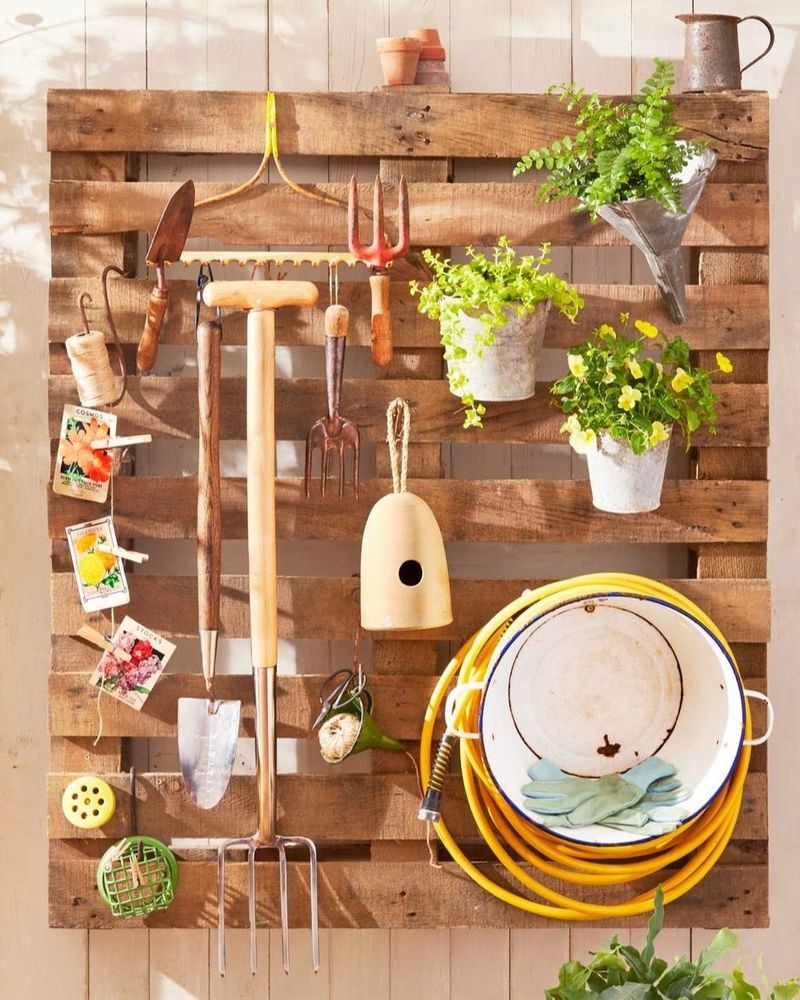 Kitchen Pegboard Garden