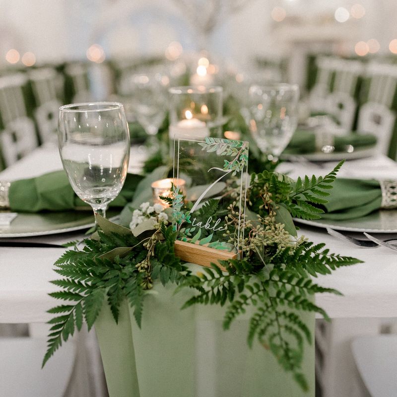 Lush Fern Centerpieces