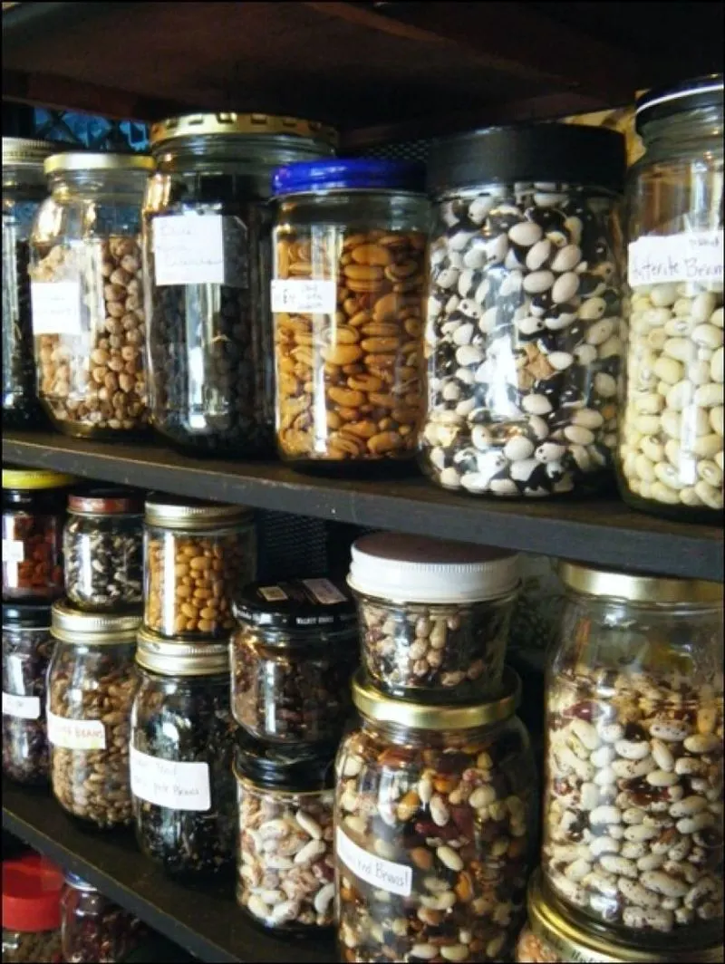 Mason Jar for Seed Storage