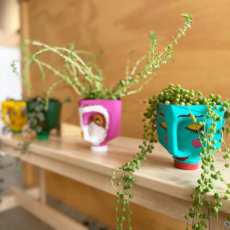 Milk Jug Planter