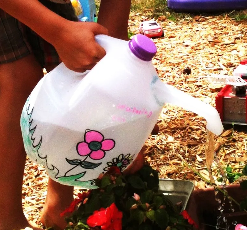 Milk Jug Watering Can