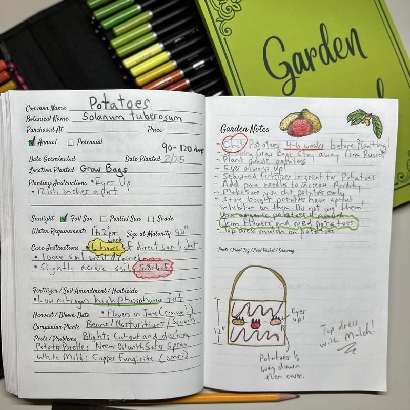 Not Keeping a Garden Journal
