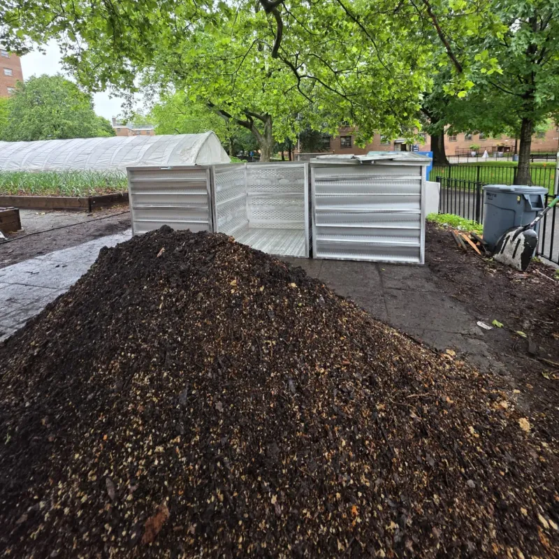 Not Securing the Compost Area