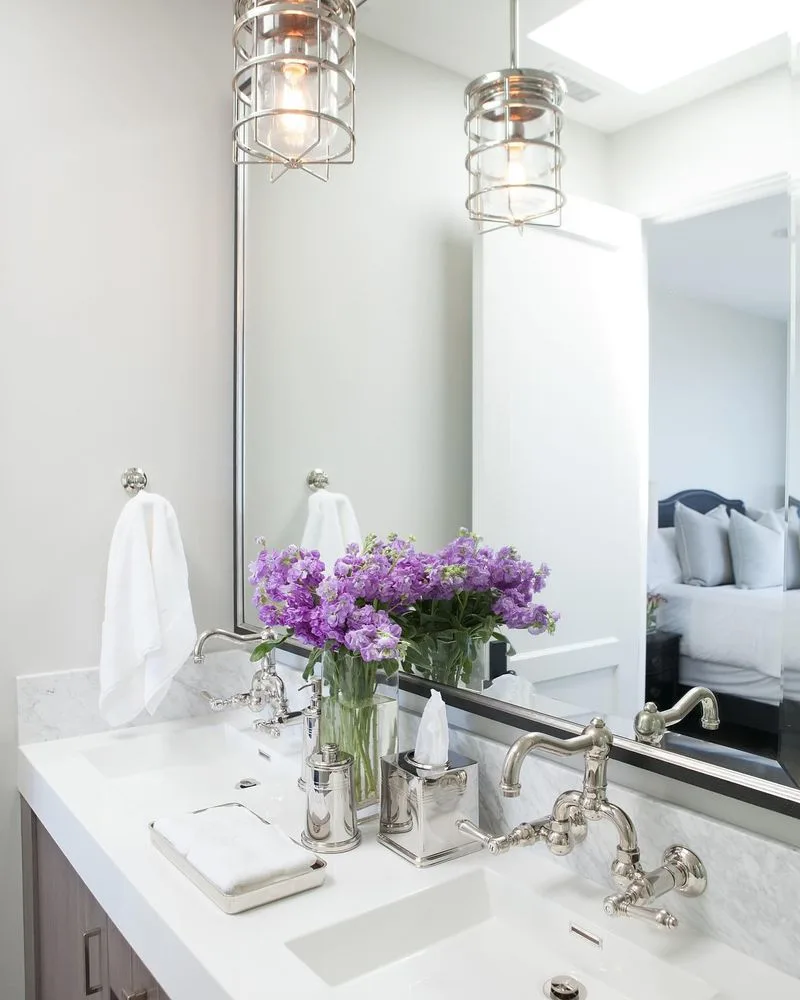 Orchid Bathroom Oasis