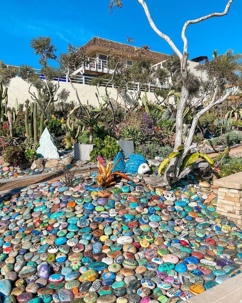 Painted Garden Rocks