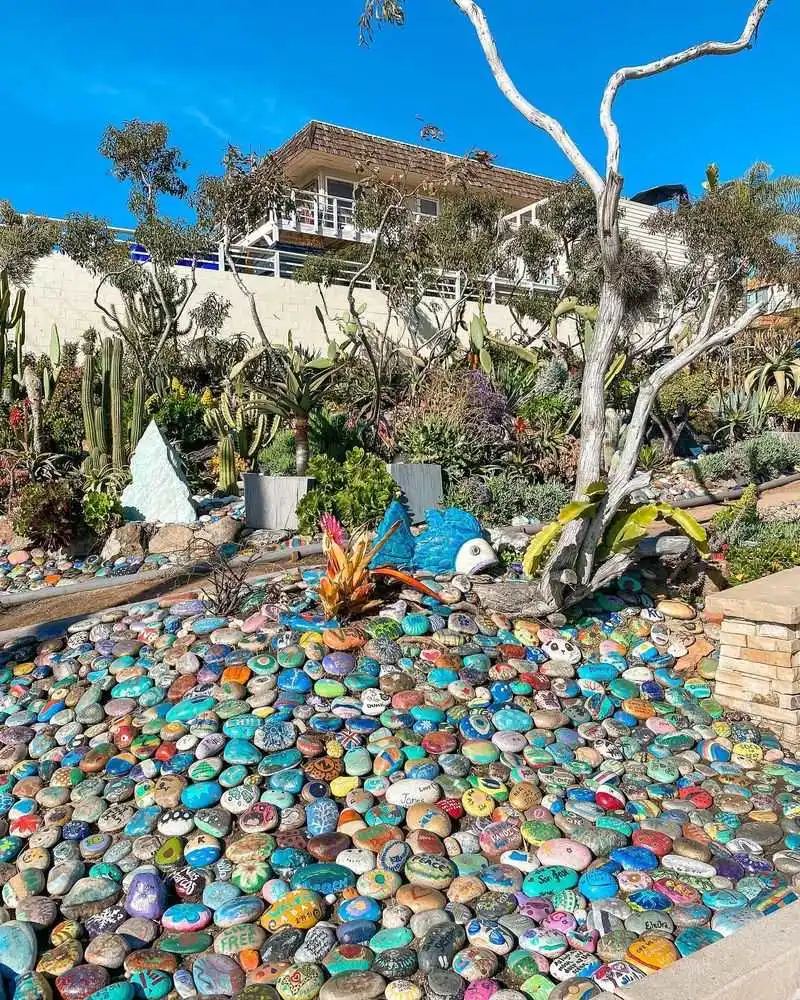 Painted Garden Rocks