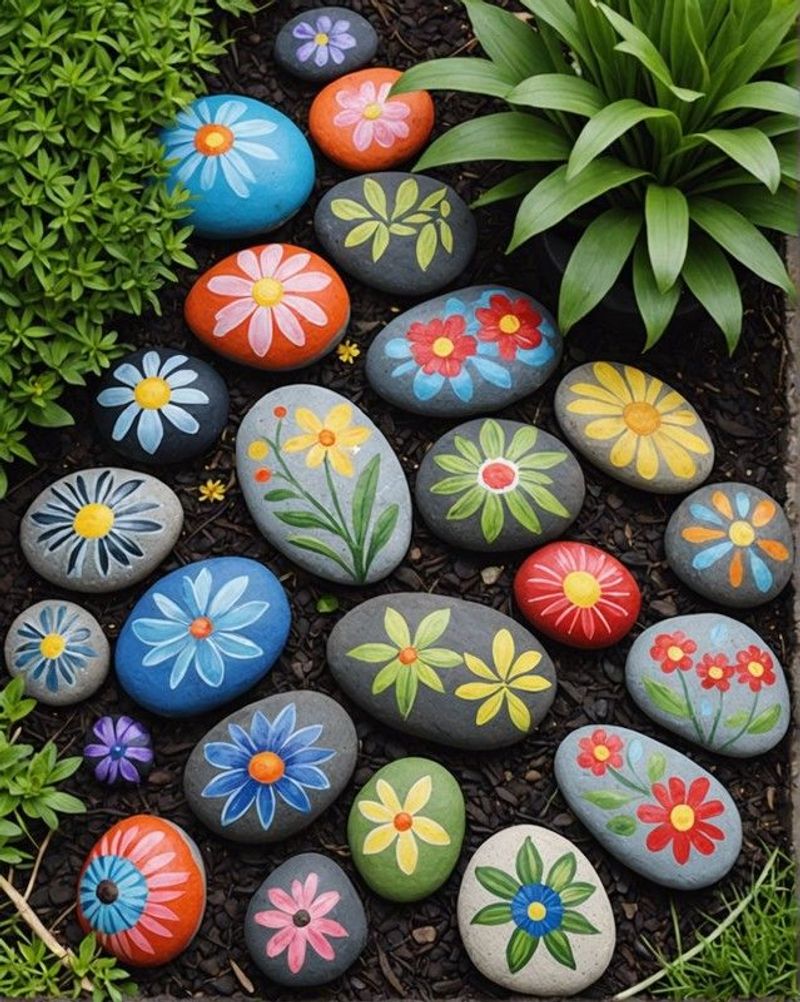 Painted Rock Border