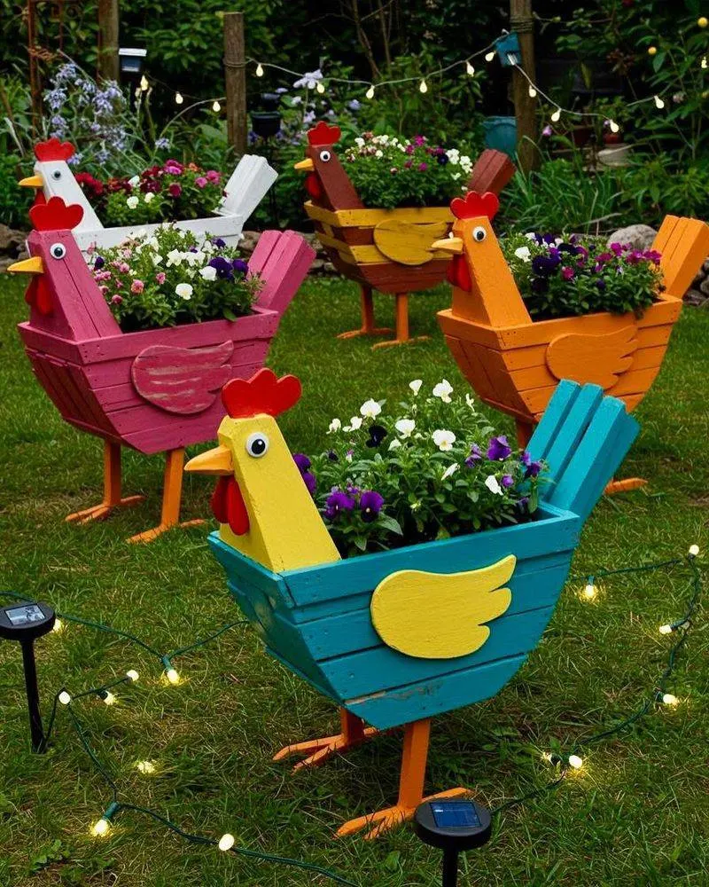 Pallet Wood Planters