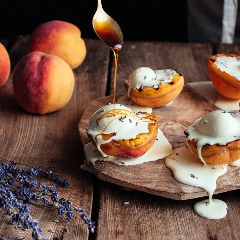Peach and Lavender Honey