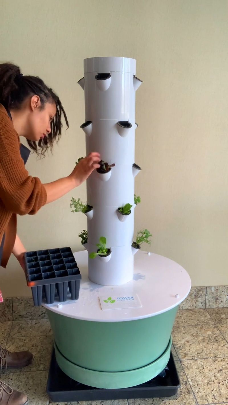 Plastic Herb Garden Towers