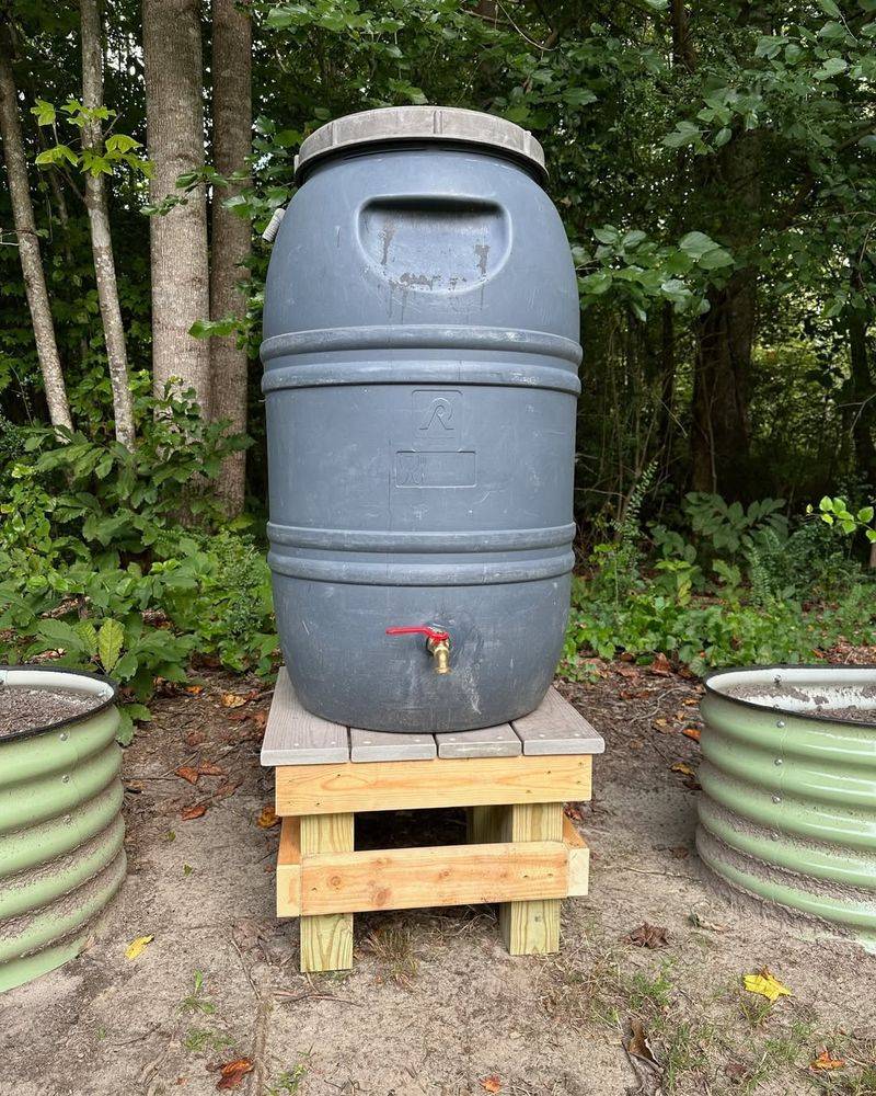 Rain Barrel Watering System