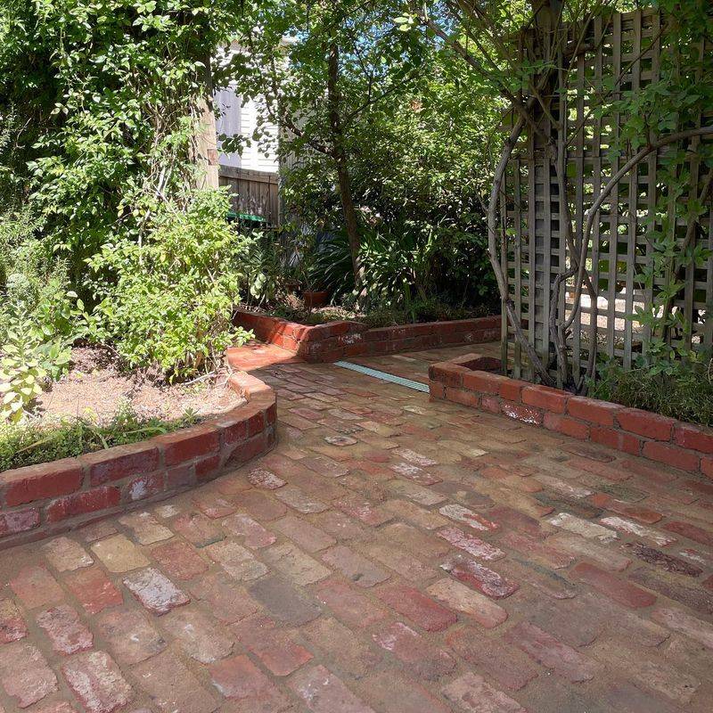Reclaimed Brick Walkway