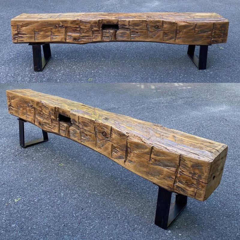 Reclaimed Wood Bench