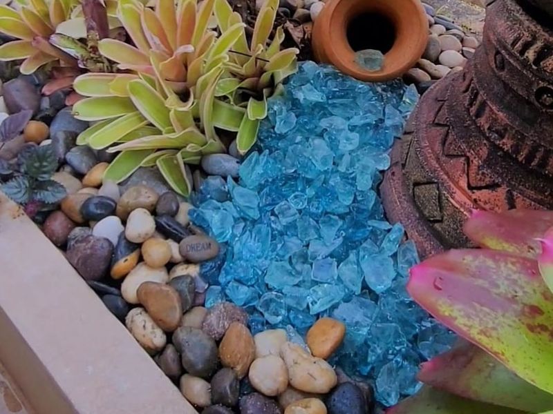 Recycled Glass Mulch