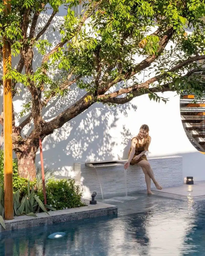 Reflective Surfaces in Garden