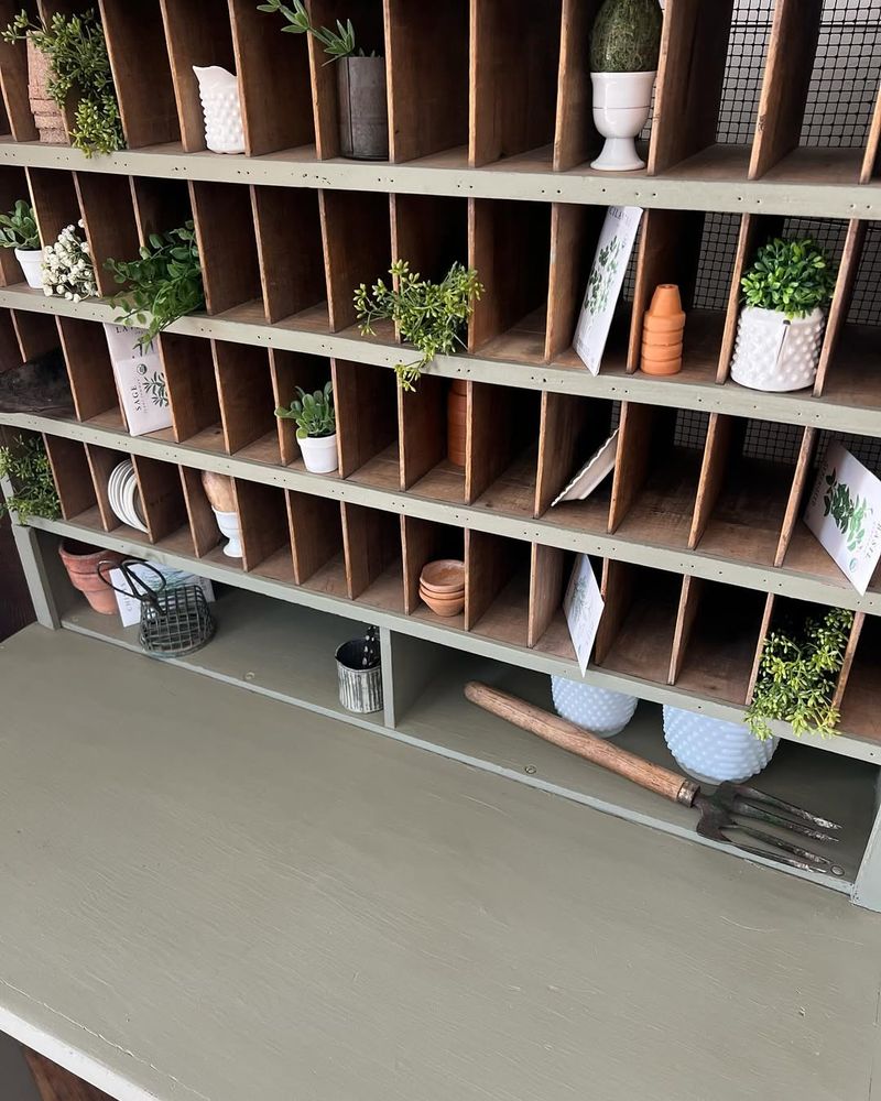 Repurposed Bookcase Gardens