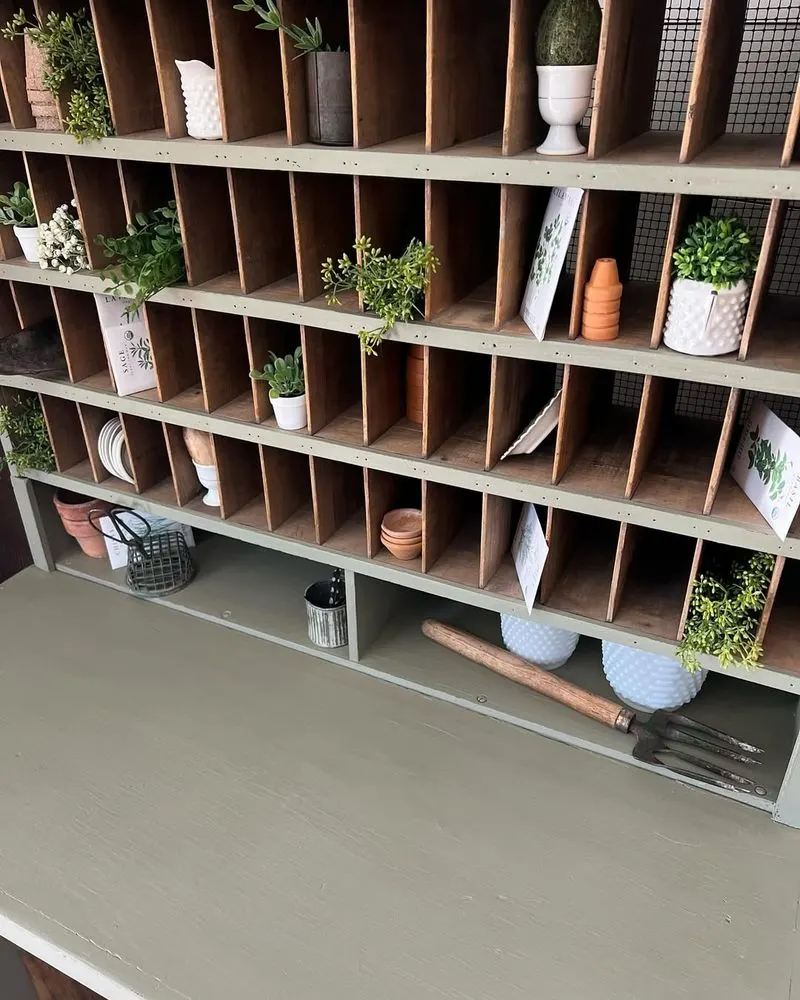 Repurposed Bookcase Gardens