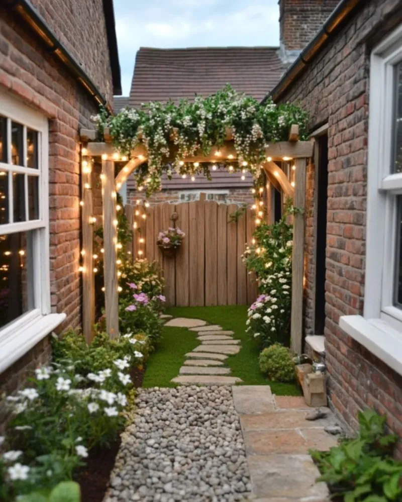 Repurposed Door Trellis