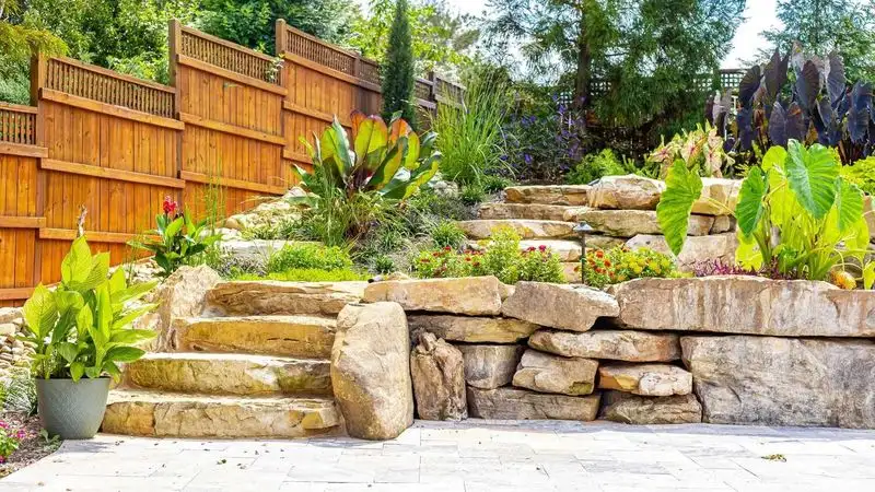 Rocky Retaining Wall