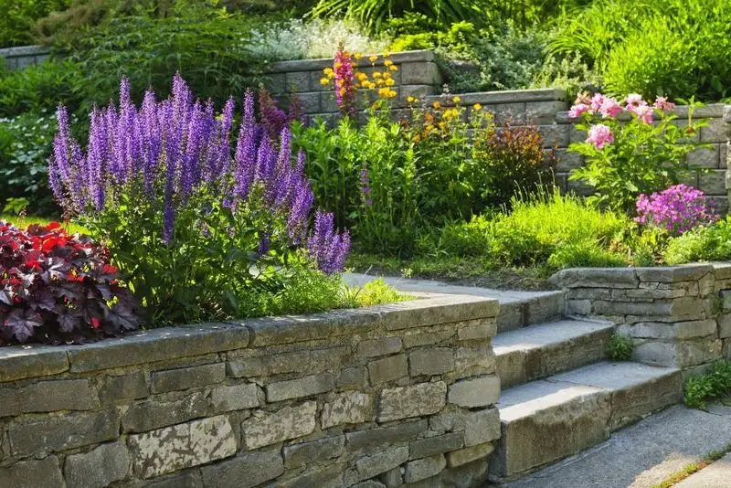 Stone Retaining Wall