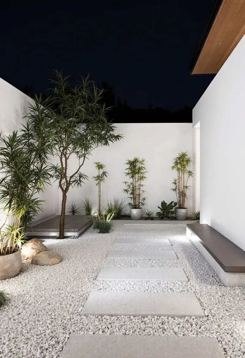 Minimalist Stone Garden